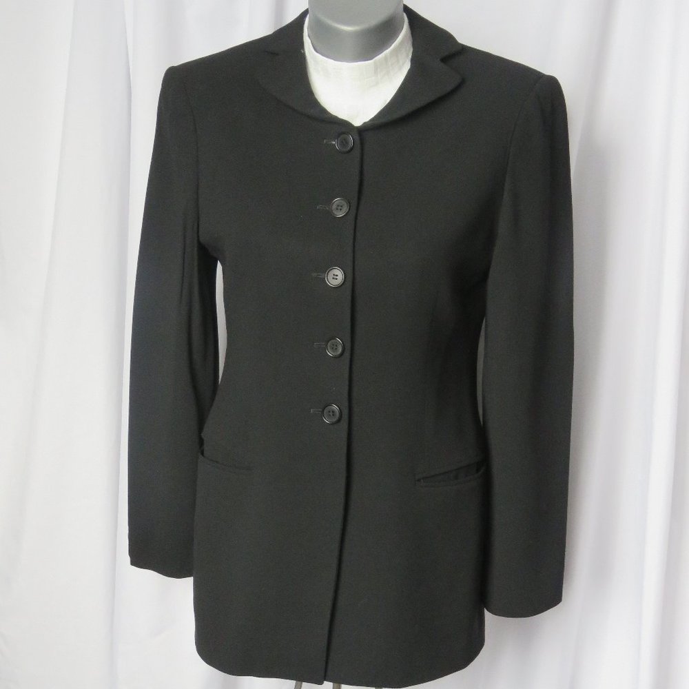 Vintage Giorgio Armani Label Womens Blazer Black